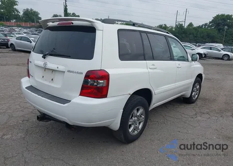 2007 Toyota Highlander V6 z USA, uszkodzony, nr VIN JTEEP21A370205600